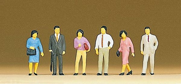 Preiser 10119 HO Scale Pedestrians Standing Japanese Pedestrians