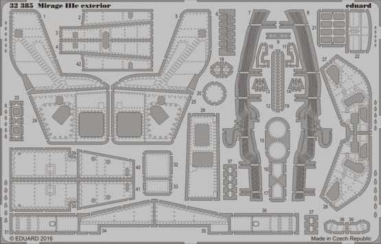 Eduard 32385 1/32 Aircraft- Mirage IIIc Exterior for ITA
