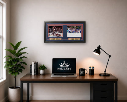 Team USA Men's Hockey 1980 & 2026 Olympics 8" x 10" Framed Collage