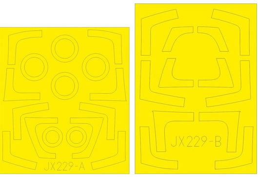 Eduard JX229 1/32 Mask Aircraft- F5F TFace for KTY