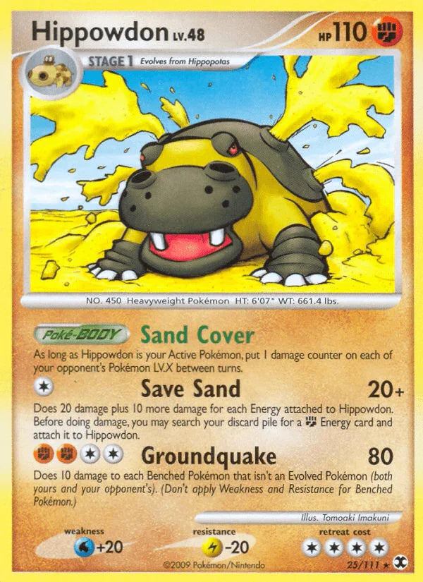Hippowdon (25/111) [Platinum: Rising Rivals]