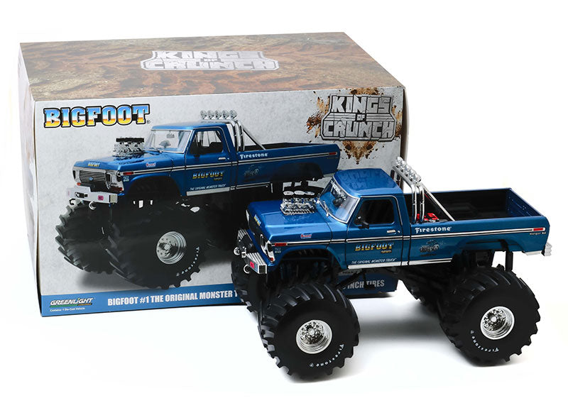 Greenlight 13541 1/18 Bigfoot 1974 Ford F-250, 66 Tires
