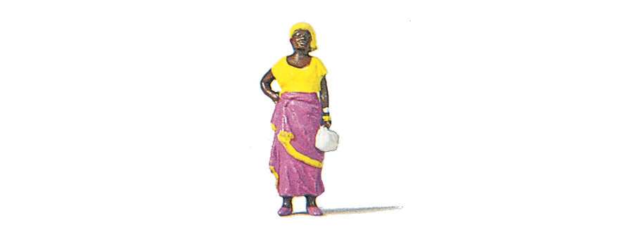 Preiser 29047 HO Scale African Woman Pedestrian Figure