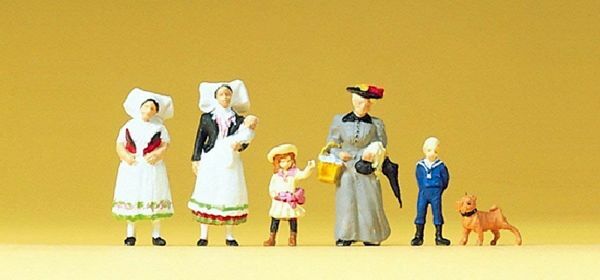 Preiser 24608 HO Scale 1900s Figures Group from Spreewald