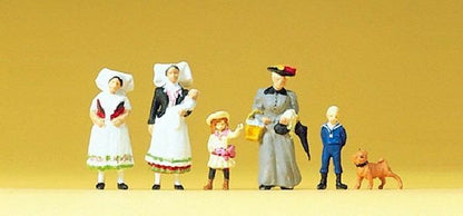 Preiser 24608 HO Scale 1900s Figures Group from Spreewald