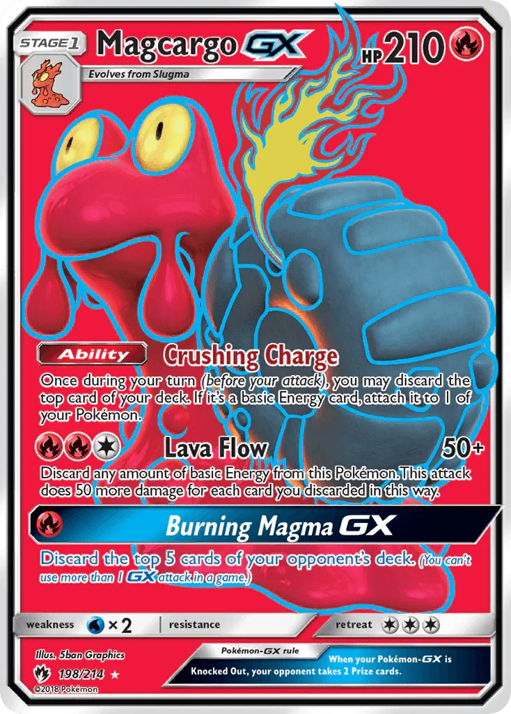 Magcargo GX (198/214) [Sun & Moon: Lost Thunder]