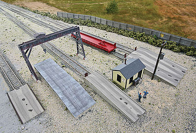Walthers Cornerstone 4048 HO Piggyback Ramps Kit