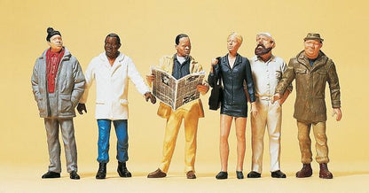 Preiser 45156 G Scale City Passers-By Figure Set