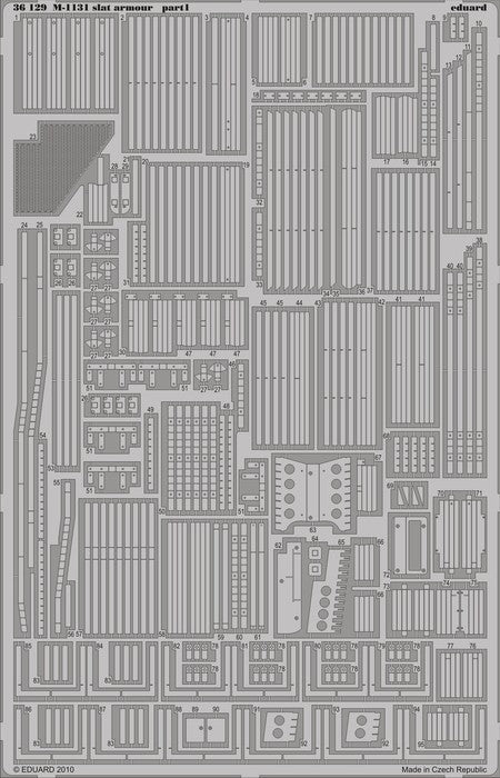 Eduard 36129 1/35 Armor- M1131 Slat Armor for TSM