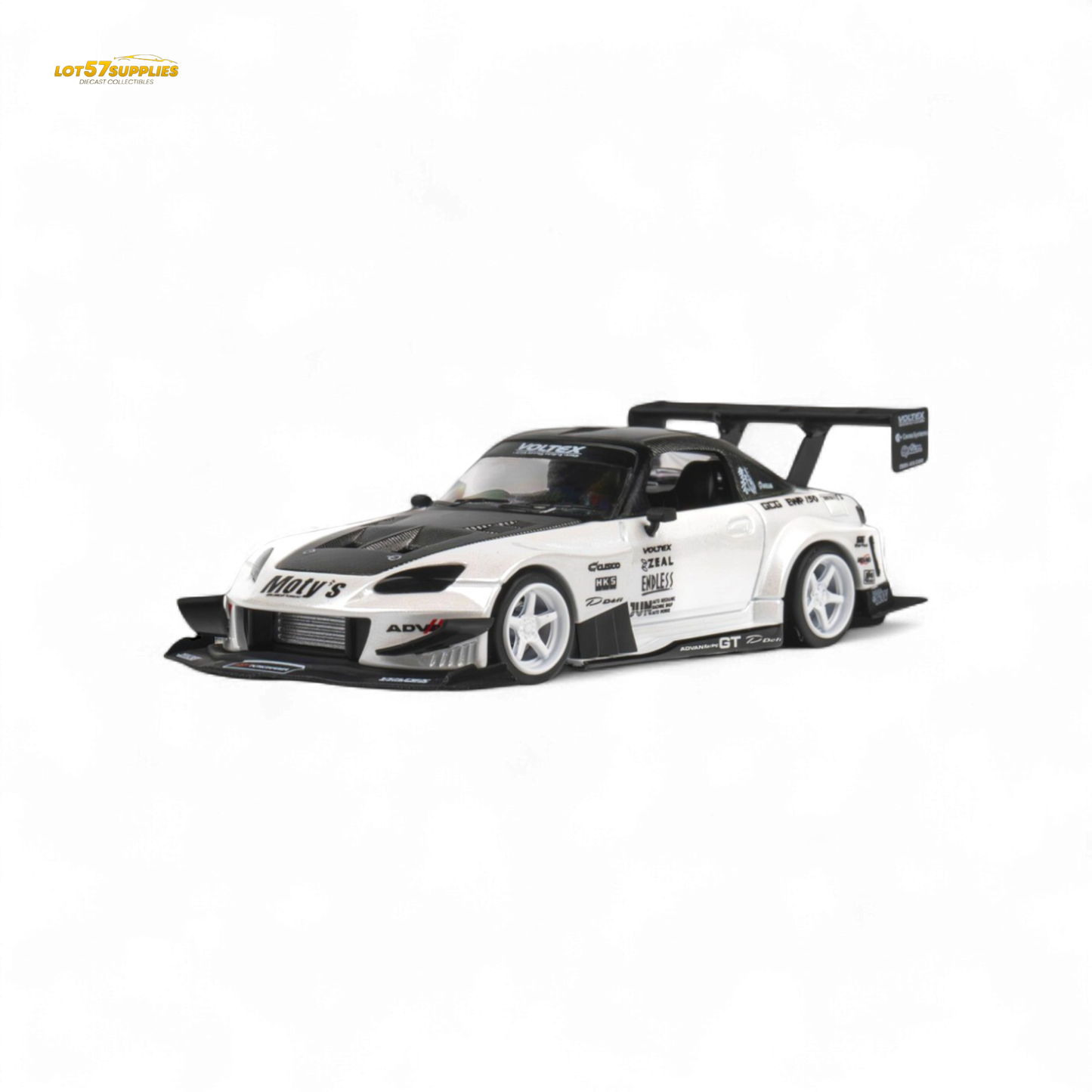 Microturbo Custom S2000 - Metallic White TOP FUEL 1:64