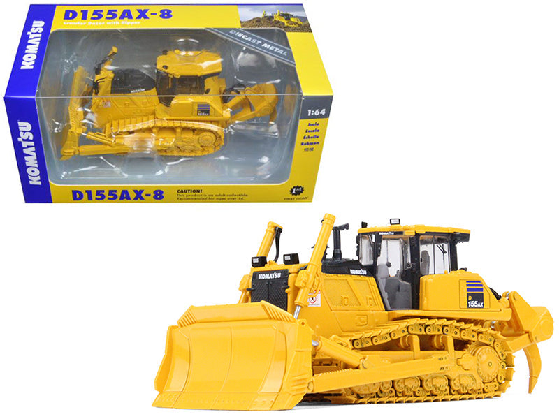 Komatsu D155AX-8 Sigmadozer with Ripper 1/64 Diecast Model by First Gear  free shipping USA