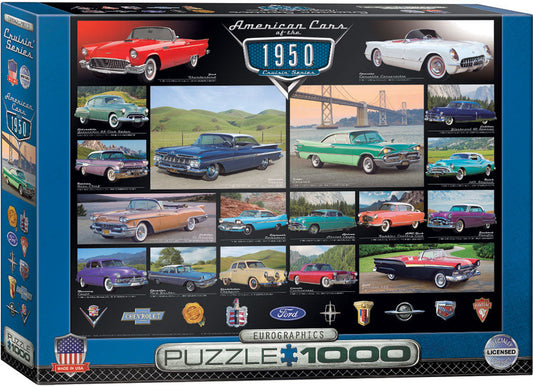 Puzzle: The Cruisin' Series - American Cars of the 1950s