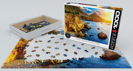 Puzzle: HDR Photography - Sunset on the Pacific Coast