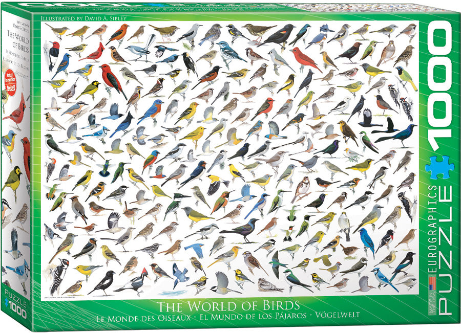 Puzzle: Animal Charts - The World of Birds
