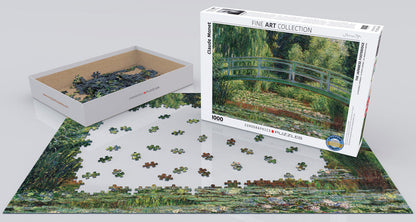 Puzzle: Fine Art Masterpieces - The Japanese Footbridge by Claude Monet