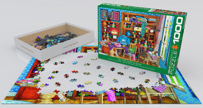 Puzzle: Favorite Pastimes - All you Knit is Love by Paul Normand
