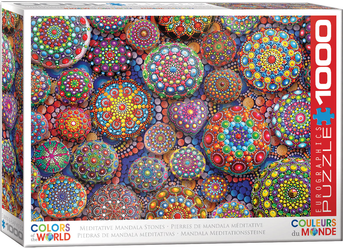 Puzzle: Colors of the World - Meditative Mandala Stones