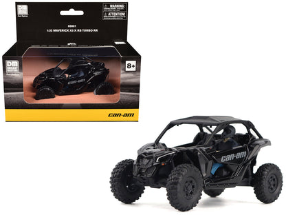 Can-Am Maverick X3 X RS Turbo RR Triple Black with Driver Figure 1/32 Diecast Model by BRP Models  free shipping USA