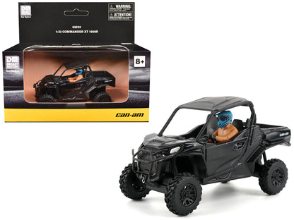 Can-Am Commander XT 1000R Matt Black with Driver Figure 1/32 Diecast Model by BRP Models  free shipping USA