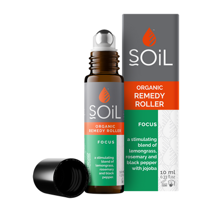 Focus - Organic Remedy Roller 20ml by SOiL Organic Aromatherapy and Skincare