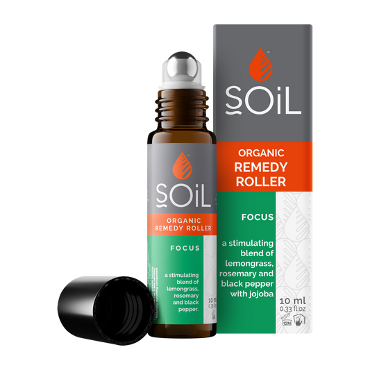 Focus - Organic Remedy Roller 20ml by SOiL Organic Aromatherapy and Skincare