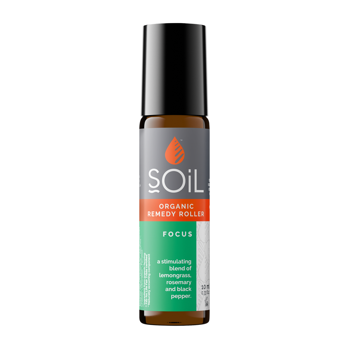 Focus - Organic Remedy Roller 20ml by SOiL Organic Aromatherapy and Skincare