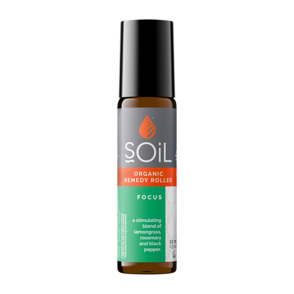 Focus - Organic Remedy Roller 20ml by SOiL Organic Aromatherapy and Skincare
