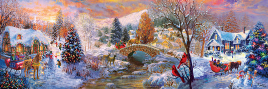 Puzzle: Panoramic Puzzles - To Grandma’s House We Go