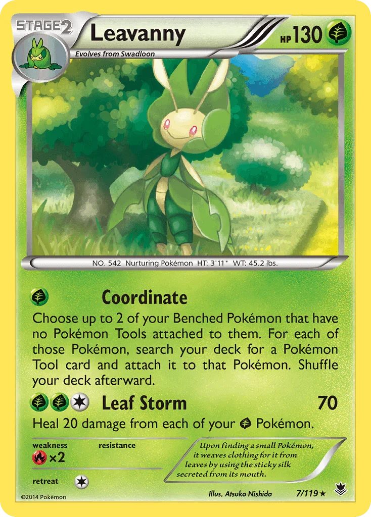 Leavanny (7/119) [XY: Phantom Forces]
