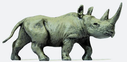 Preiser 29521 HO Scale Animal African Rhinoceros #1