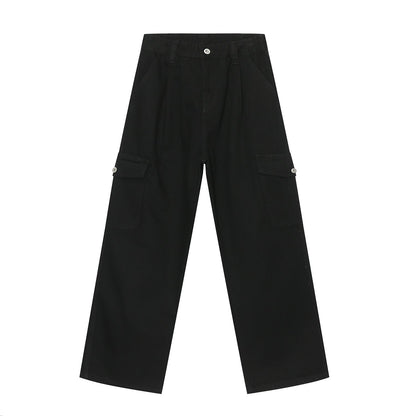 Wide Leg Jeans with Pockets