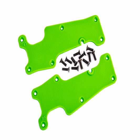 Traxxas 9633G Suspension arm covers, GREEN, front (left and right)