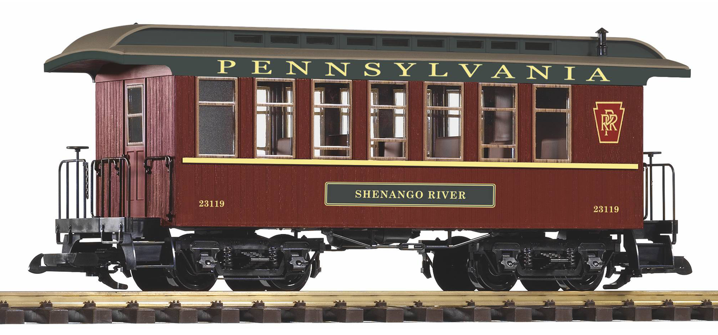 Piko 38658 G Scale PRR Wood Coach #23119