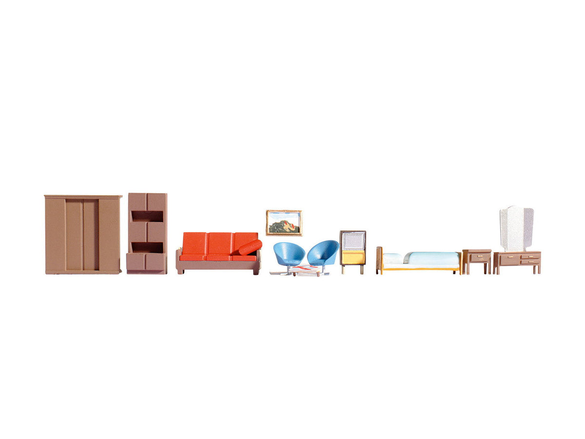 Noch 14832 HO Scale Household Furniture Set