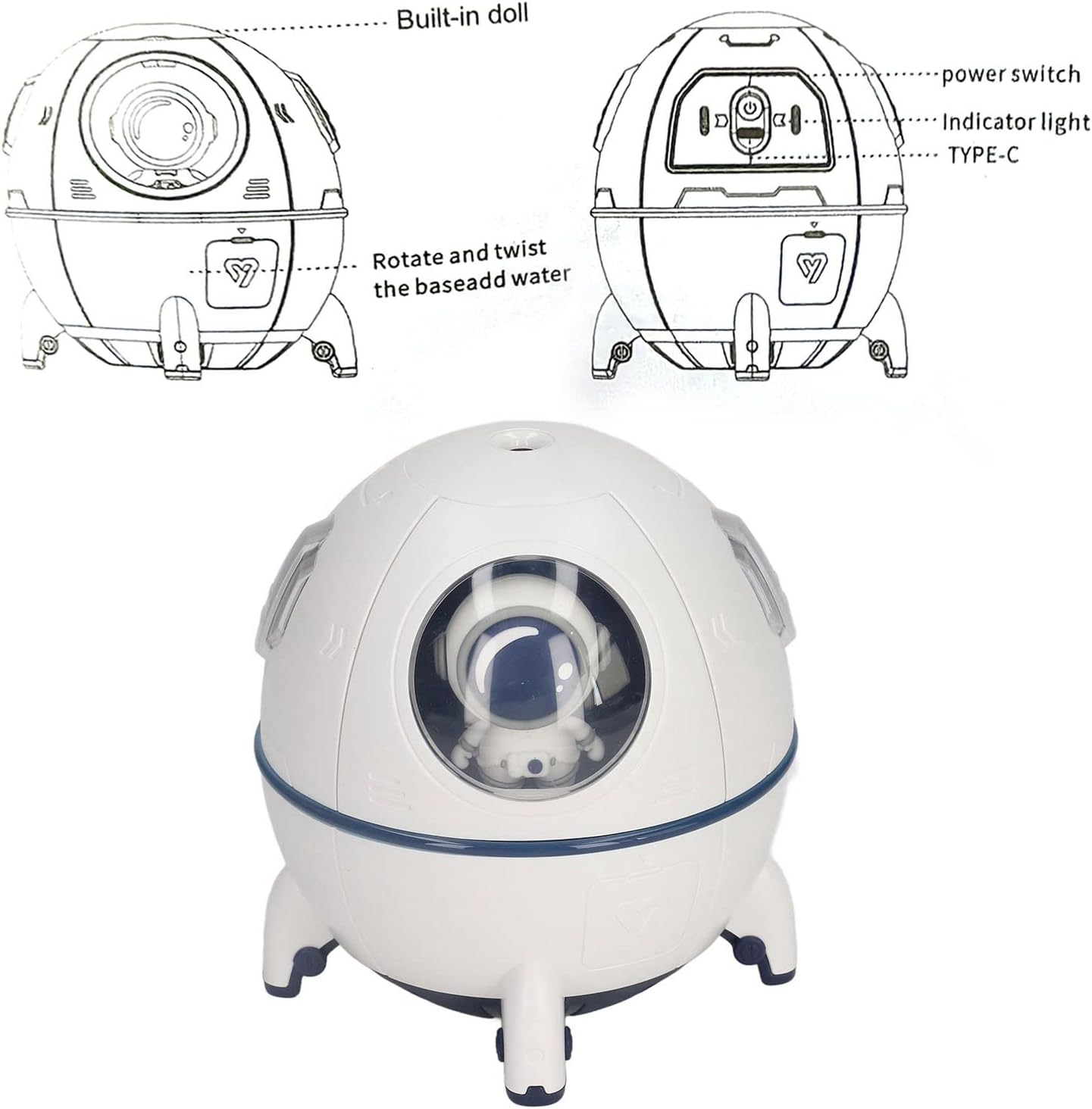 Hyperdrive Space Capsule Humidifier