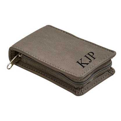 Leatherette Manicure Set, Grey 4.25" X 2.5" by Creative Gifts