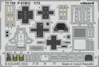 Eduard 73765 1/72 Aircraft- P51B/C for Arma Hobby (Painted)