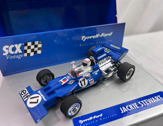 SCX Vintage Tyrrell Ford Jackie Stewart F1 Scalextric 1/32 Slot Car 61780