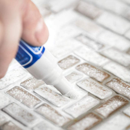 Grout Pen Beige Tile Paint Marker: Waterproof Tile Grout Colorant and Sealer Pen _mktp44 by Js House