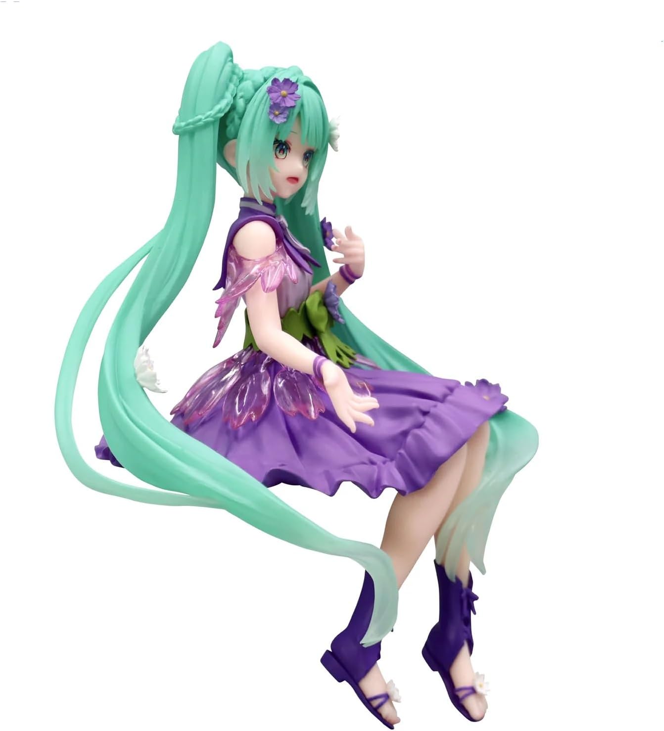Hatsune Miku Flower Fairy Cosmos Purple Color Noodle Stopper Figure