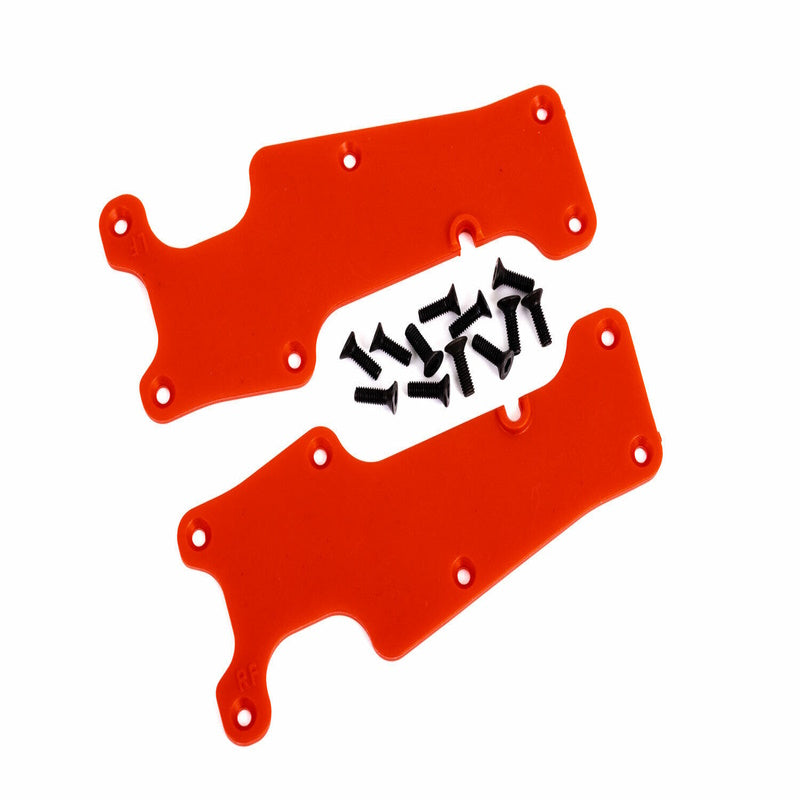 Traxxas 9633R Suspension arm covers, RED, front (left and right)
