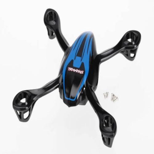 Traxxas 6213 Canopy Upper/Lower Blue/Mounting Screws (5) QR-1