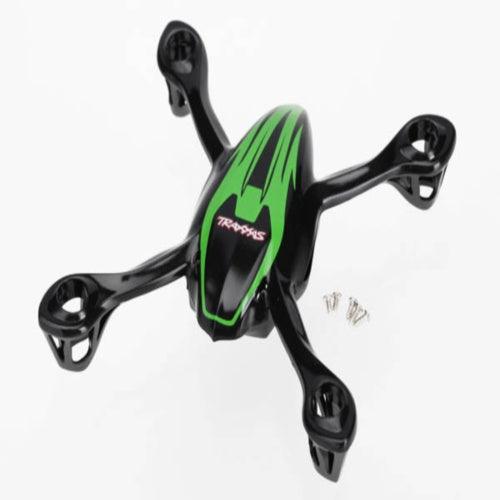 Traxxas 6214 Canopy Upper/Lower Green/Mounting Screws (5) QR-1