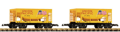 Piko 38950 G Scale Union Pacific Ore Car, Flag, 2-Pack