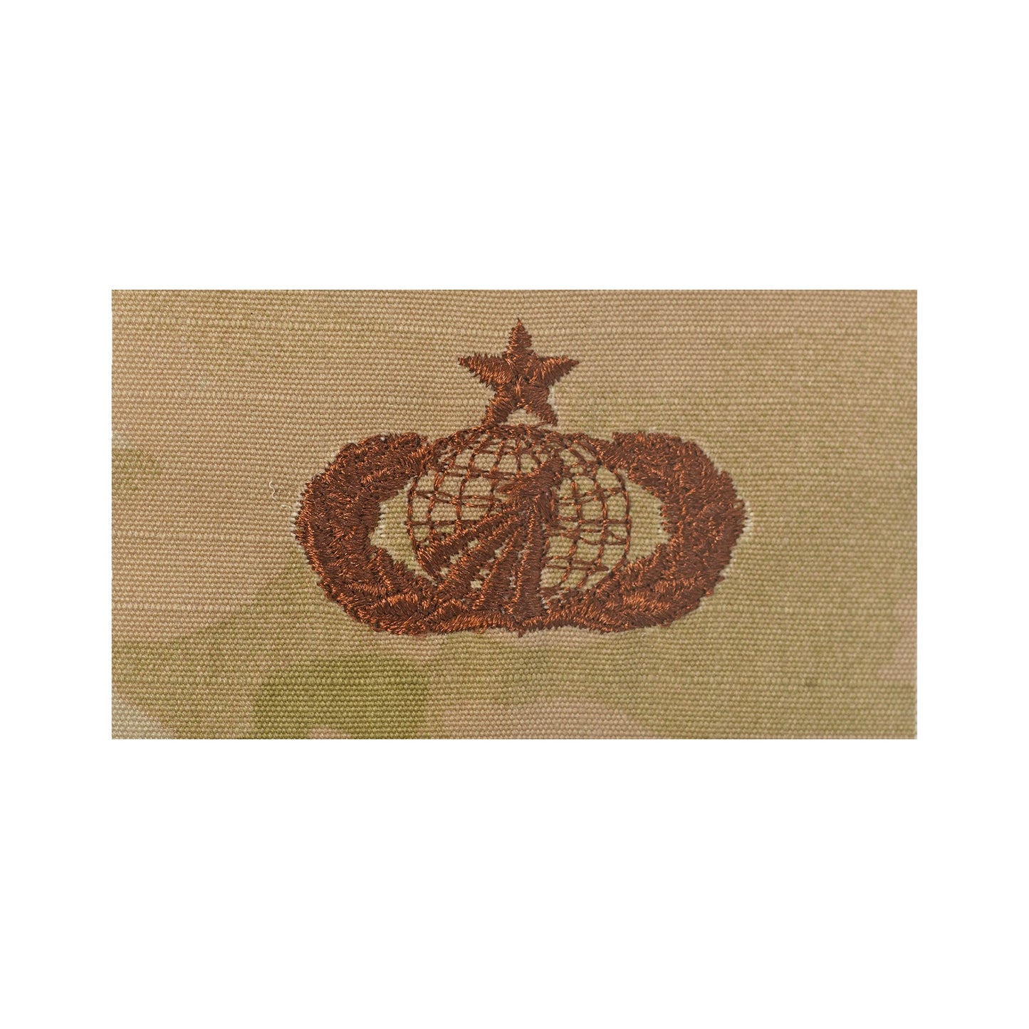 US Air Force Acquisition Senior Spice Brown OCP Sew-on Badge