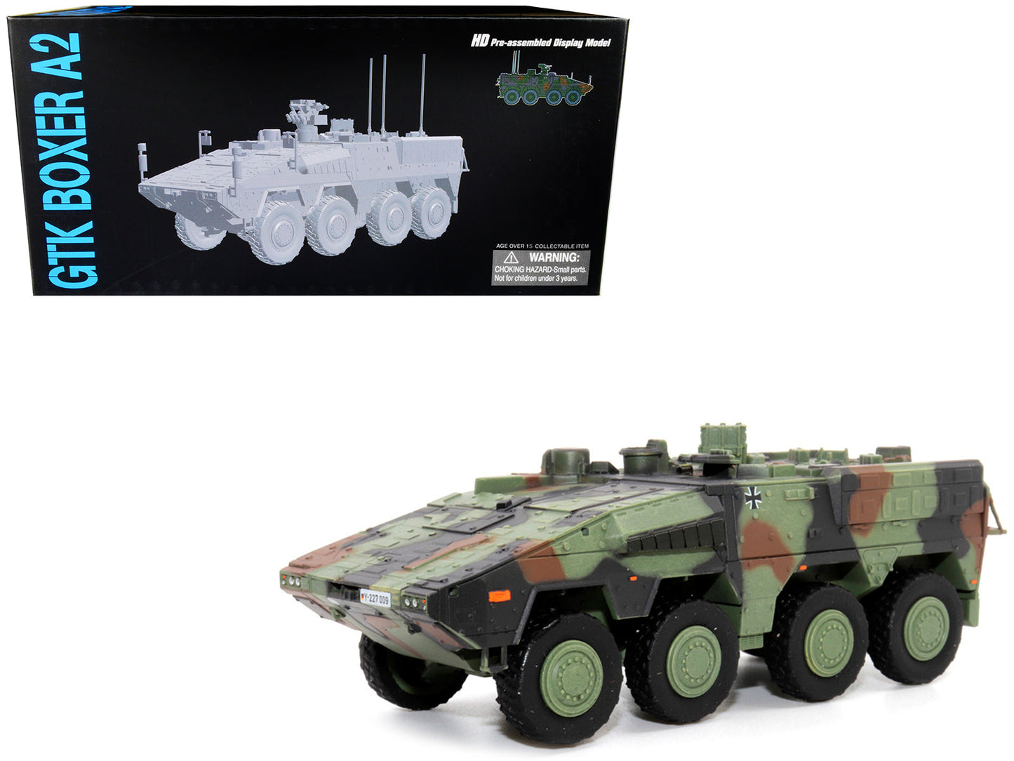German Boxer A2 MRAV (Multi-Role Armored Vehicle) Camouflage "NEO Dragon Armor" Series 1/72 Plastic Model by Dragon Models  free shipping USA
