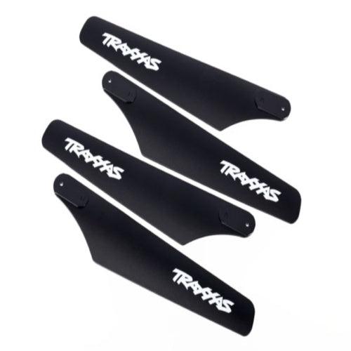 Traxxas 6316 Rotor Blade Set Upper/Lower Black DR-1 (4)