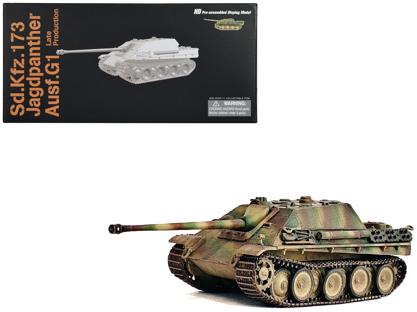 Germany Sd.Kfz.173 Jagdpanther Ausf.G1 Late Production Tank "sPz.Jg.Abt.560 Ardennes" (1944) "NEO Dragon Armor" Series 1/72 Plastic Model by Dragon Models  free shipping USA