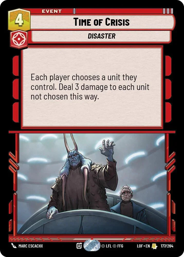 Time of Crisis (177/264) (177/264) [Legends of the Force]