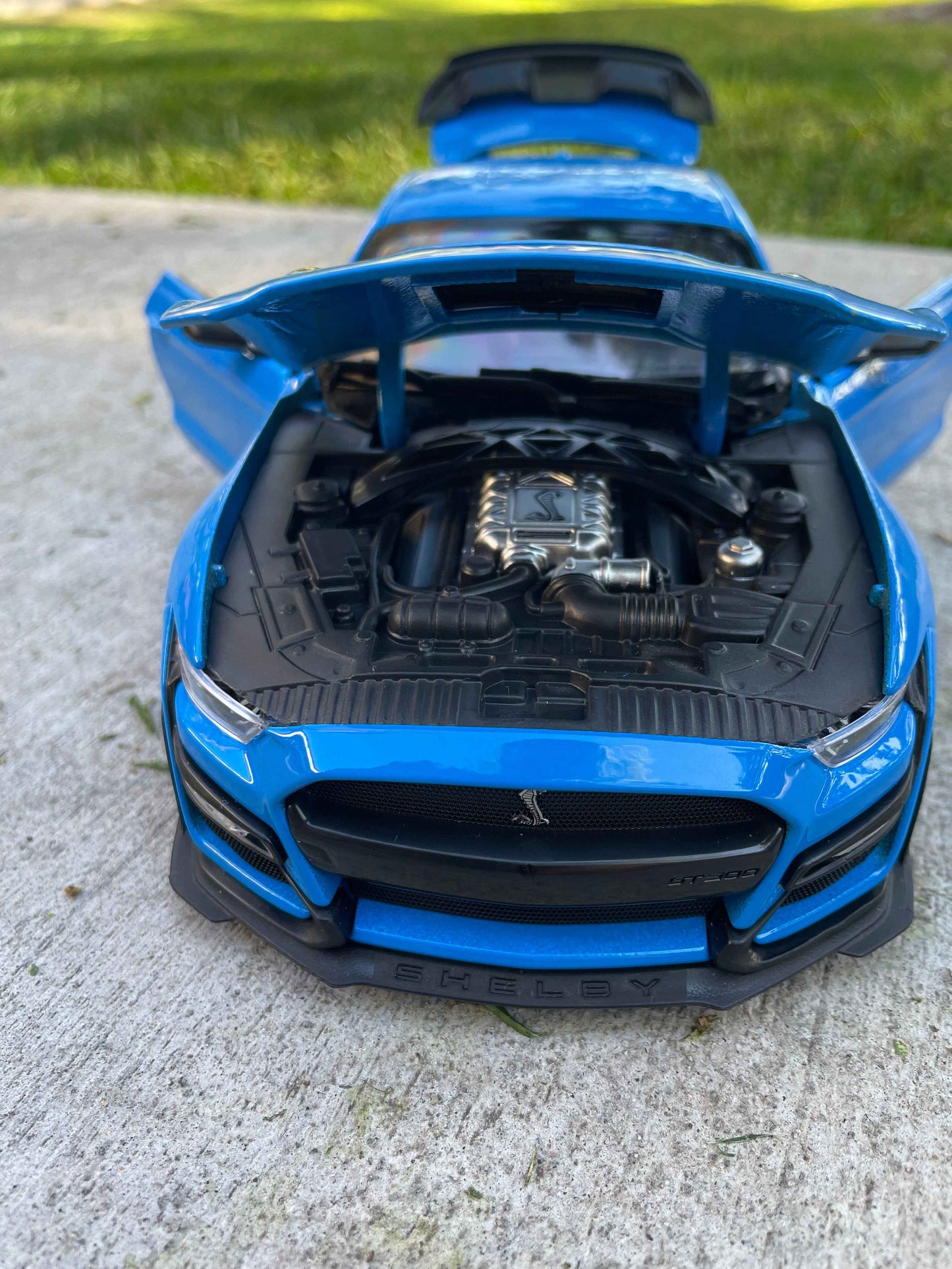 2020 Ford Mustang Shelby GT500 Light Blue "Special Edition" 1/18 Diecast Model Car by Maisto